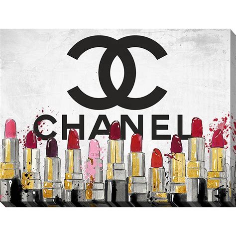 chanel pop art paintings|chanel pictures wall decor.